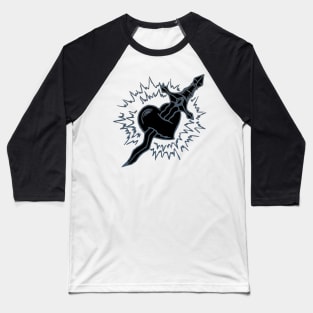 Heart and Dagger Baseball T-Shirt